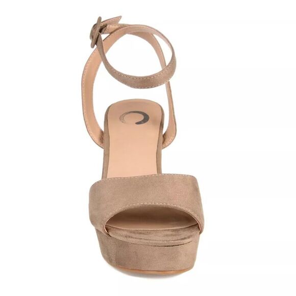 Journee Collection Women's Nairri Platform Block Heel Dress Sandals, Size 8.5 - Picture 2 of 4